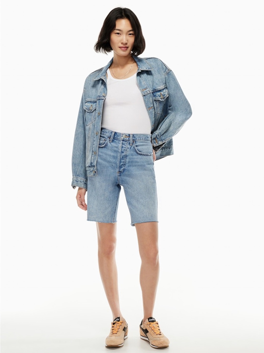 Denim Forum The Joni Loose long Short women’s sz 27